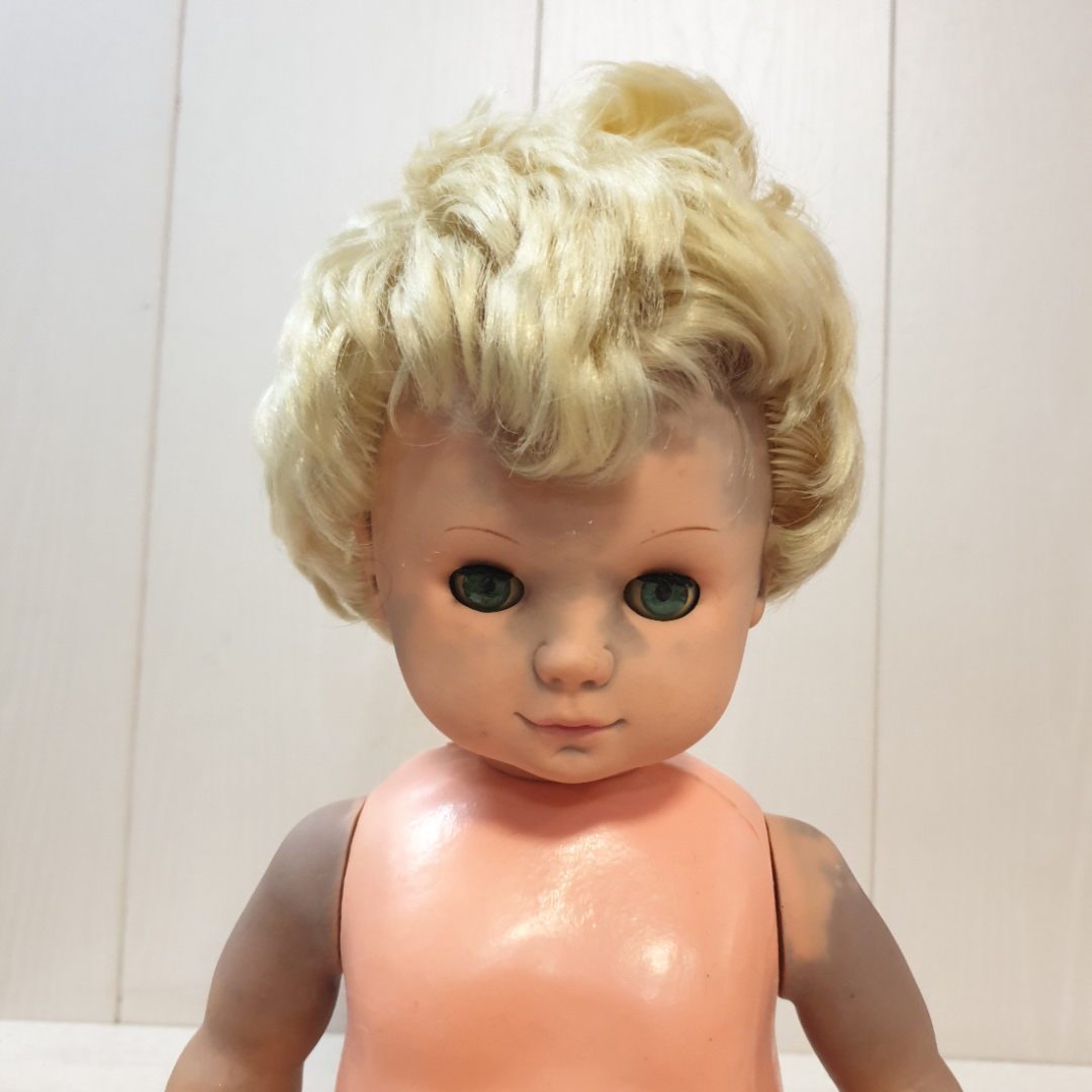 Детская кукла, резина и пластик, ГДР. Картинка 3