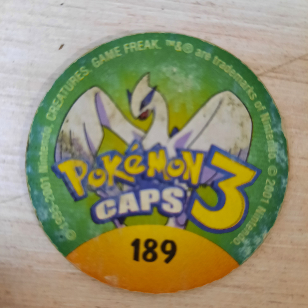 Фишки "Pokemon caps 3", картон, Китай, цена за 1 шт.. Картинка 2