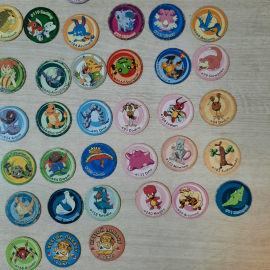 Фишки "Pokemon caps 3", картон, Китай, цена за 1 шт.. Картинка 7