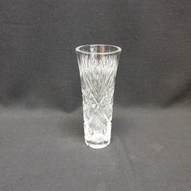 Ваза для цветов, хрусталь, высота 20 см,  Винтаж СССР