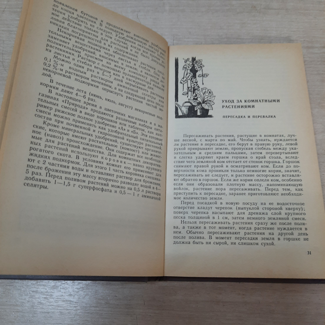 Книга "Цветы в комнате и на балконе", Г.К. Тавлинова, 1990г. СССР.. Картинка 3