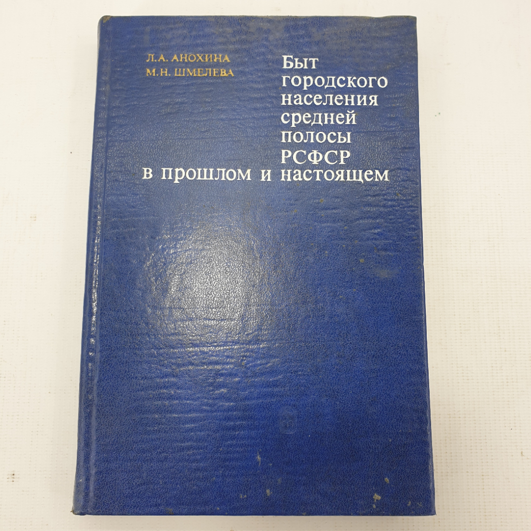 Л.А. Анохина, М.Н. Шмелёва "Быт городского населения средней полосы РСФСР в прошлом и настоящем". Картинка 1