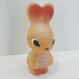 Винтажная резиновая игрушка зайчика СССР