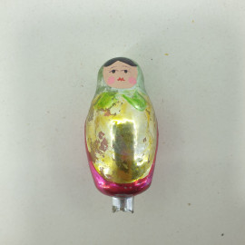 Елочная игрушка "Матрешка". СССР.