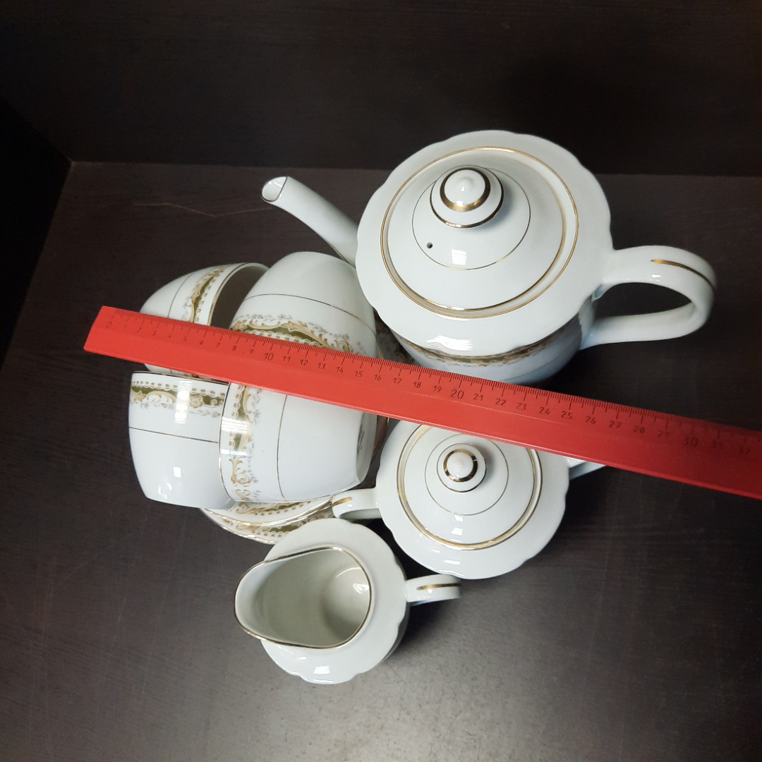 Сервиз чайный на 4 персоны, 15 предметов, фарфор "Катюша-Япония". Новый.. Картинка 19