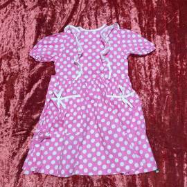 Сарафан  в горошек, винтаж СССР