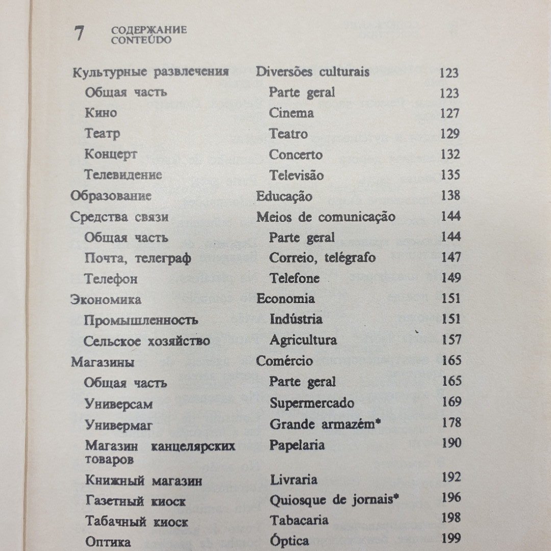 Русско-португальский разговорник, издательство Хаттон, 1999г.. Картинка 5