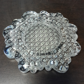 Пепельница хрустальная. Завод Красный Май, винтаж СССР