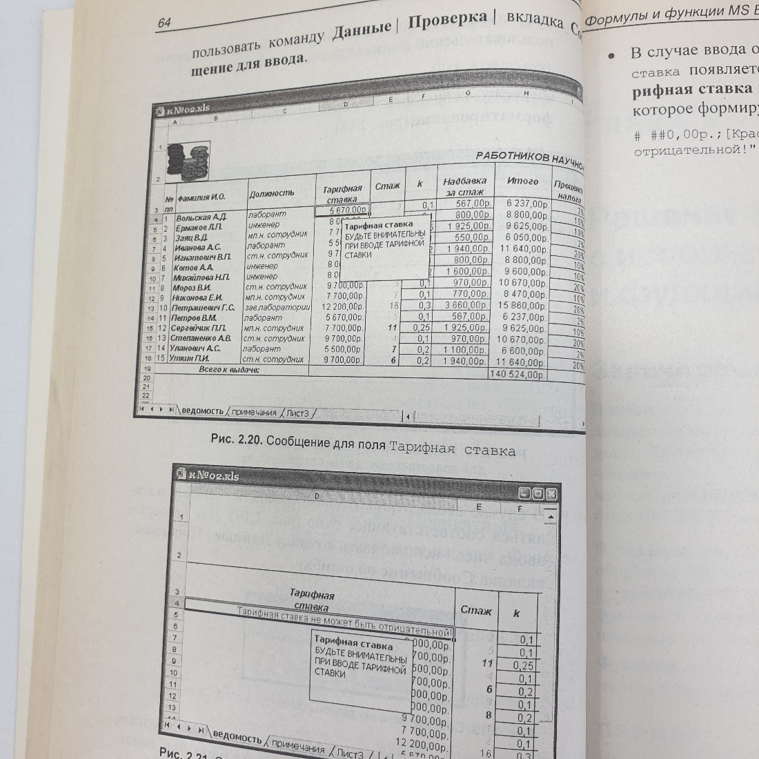 Л.В. Рудикова "Microsoft Excel для студента", отсутствует пара страниц, Санкт-Петербург, 2005г.. Картинка 10