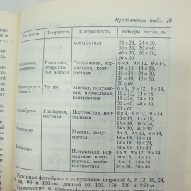 Ю.И. Журба "Краткий справочник по фотографическим процессам и материалам", Москва, Искусство, 1990г.. Картинка 13