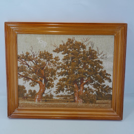 Панно в рамке "Осенний пейзаж", размер полотна 36 х 28 см