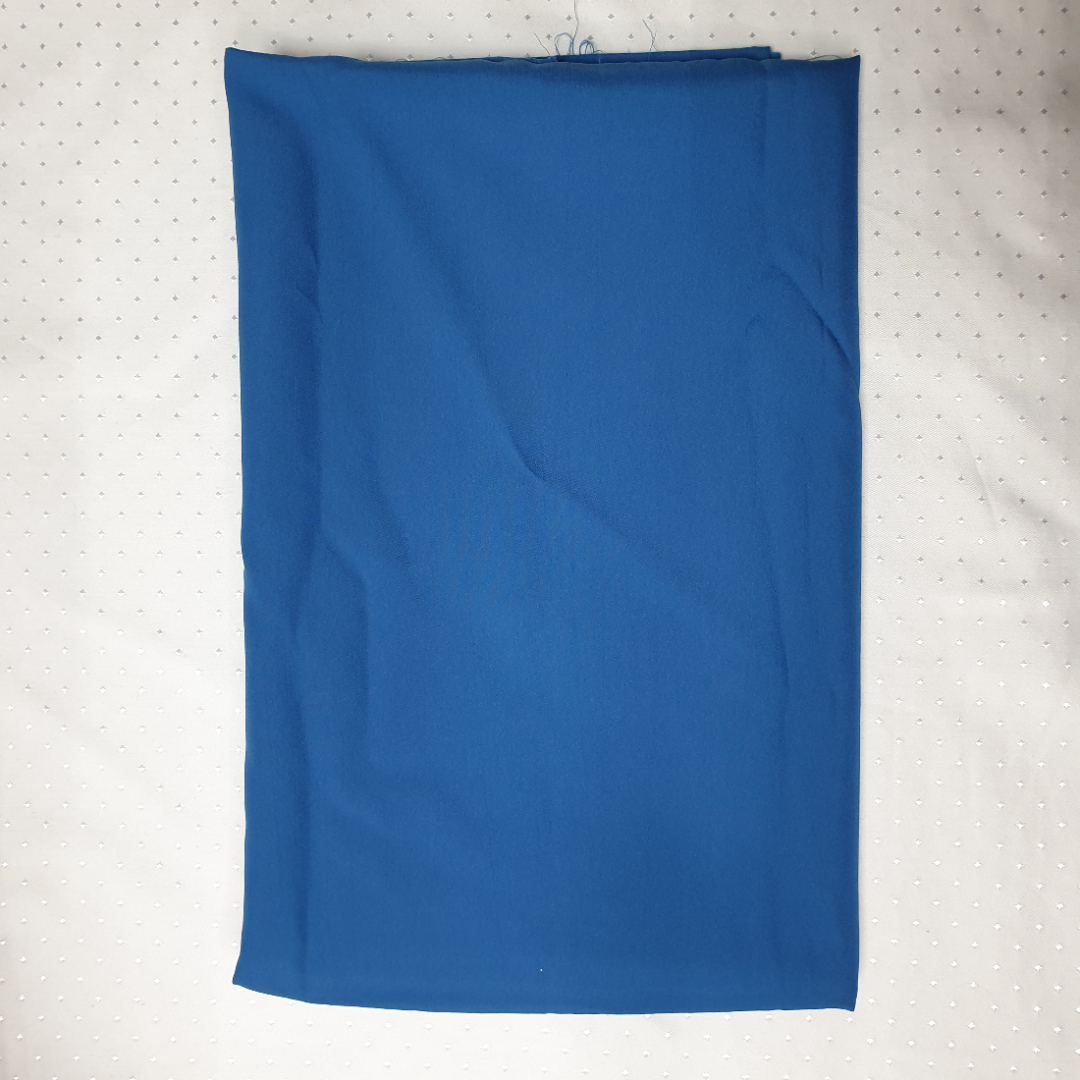 Ткань ( искусственный шелк), не просвечивает, цвет синий, 150х300см.. Картинка 1