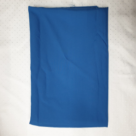 Ткань ( искусственный шелк), не просвечивает, цвет синий, 150х300см.