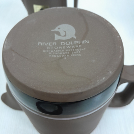Сервиз кофейный на 6 персон, 15 предметов, керамика. River Dolphin, Китай. Картинка 5