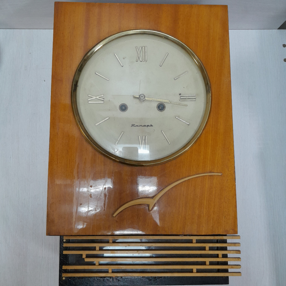 Купить Часы настенные "Янтарь" с боем. СССР в интернет магазине GESBES. Характеристики, цена