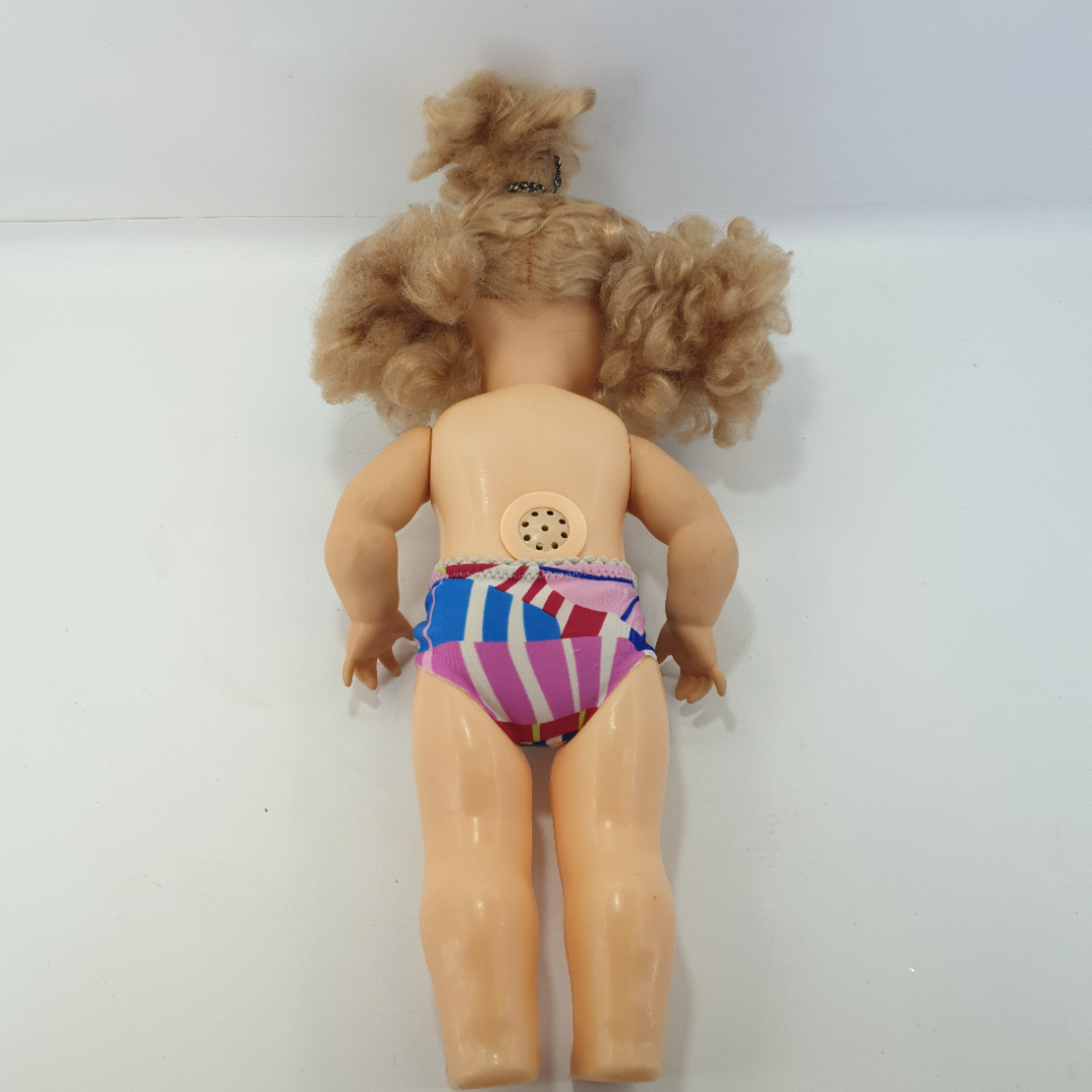 Кукла "Веснушка", пластик/резина, высота 45 см. СССР. Картинка 3