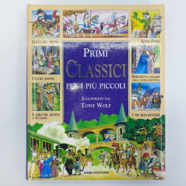 Детская большая книга для малышей "Primi Classici" с иллюстрациями Тони Вульфа на итальянском, 2002