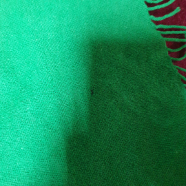 Платок зеленый (с дефектами).  60х65 см.. Картинка 4