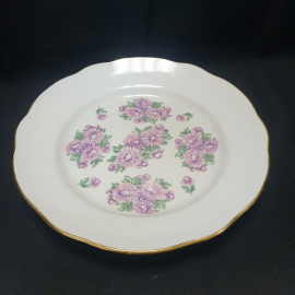 Фарфоровое блюдо. Диаметр 34 см. Рижскийфарфоровый завод.