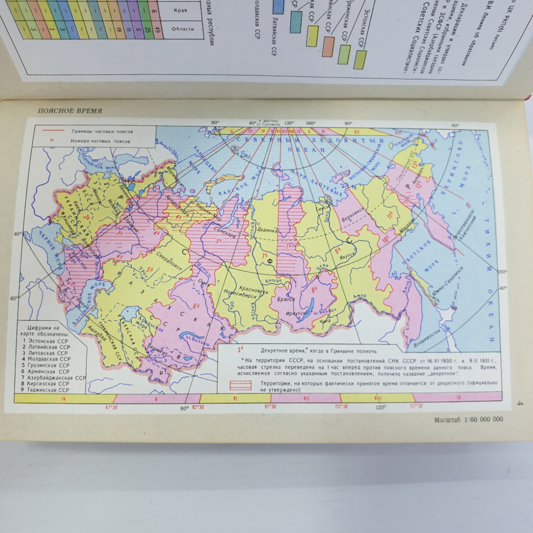 Малый атлас СССР, Главное управление геодезии и картографии, Москва, 1975г.. Картинка 7