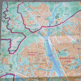 План города Москвы, ГУГК, масштабы 1:38000 и 1:15000, 1989г.. Картинка 4