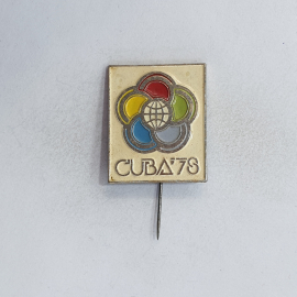 Значок "CUBA'78" СССР