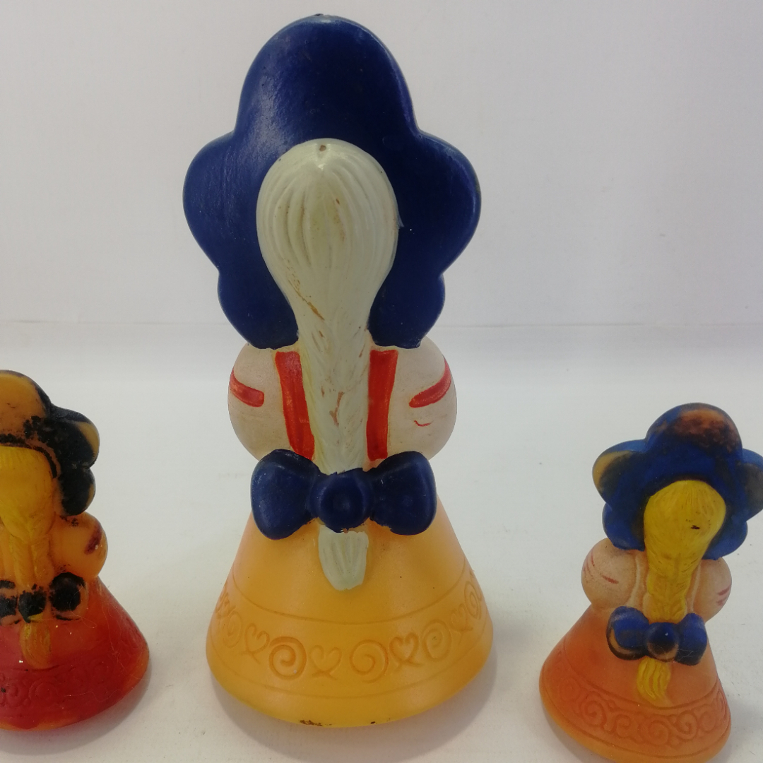Куклы символ Фестиваля молодёжи в Москве 1985 года, 3 штуки, материал резина. СССР.. Картинка 6