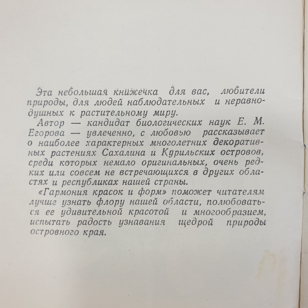 Е. Егорова "Гармония красок и форм", Южно-Сахалинск, 1976г.. Картинка 5