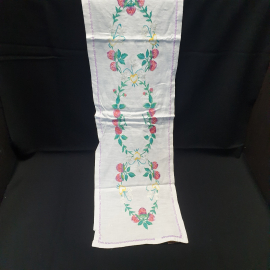 Дорожка тканевая , ручная работа , 85х25см , СССР.