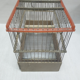 Клетка для птиц с двумя жердочками. Картинка 4