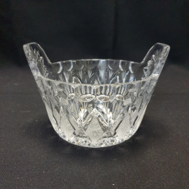 Винтажный салатник, хрусталь 15х13 см, СССР