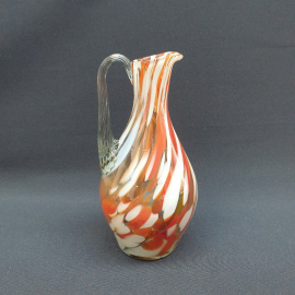 Винтажный кувшин 23 см гутное стекло 750 мл СССР