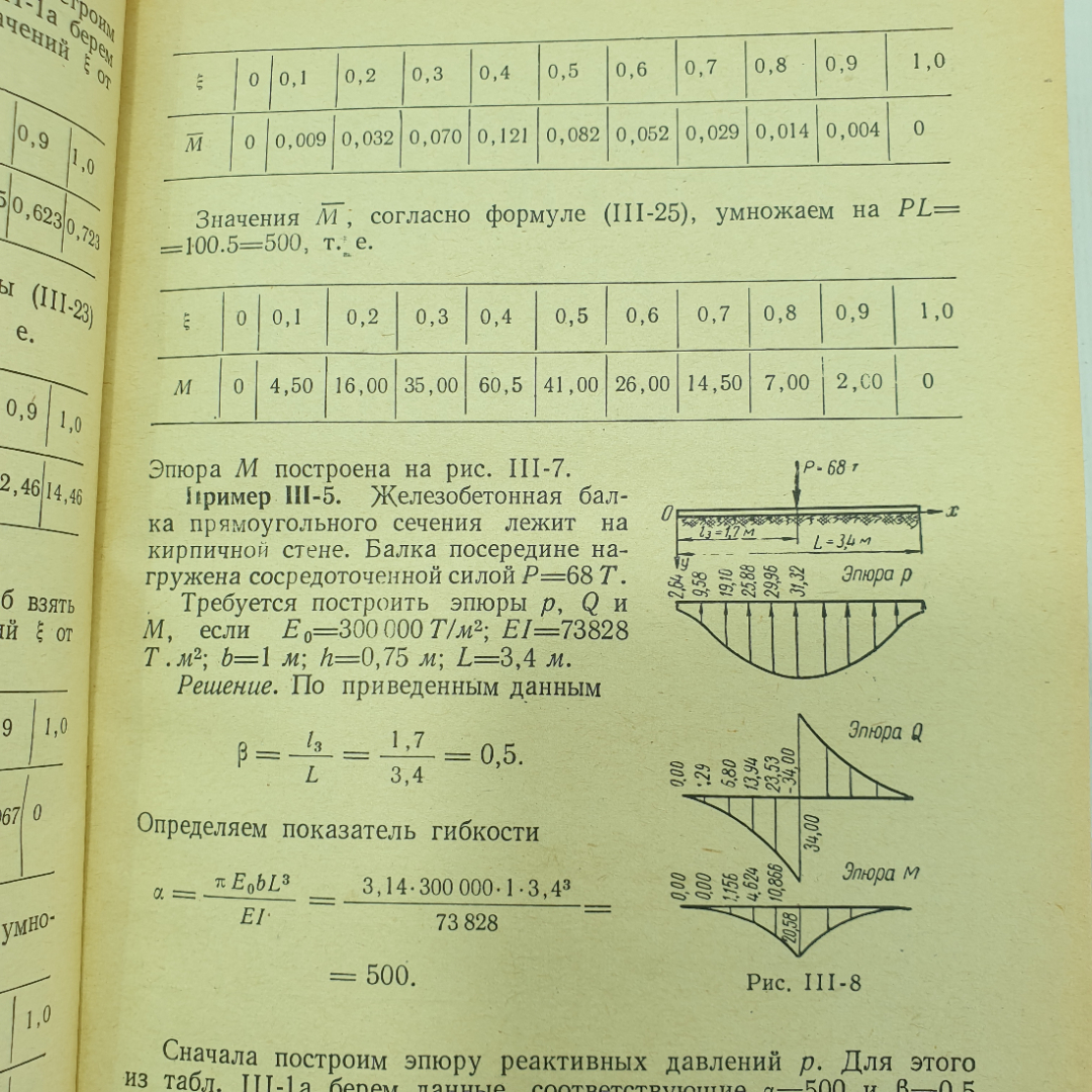 И.А. Симвулиди "Расчет инженерных конструкций на упругом основании", Высшая школа, Москва, 1968г.. Картинка 4