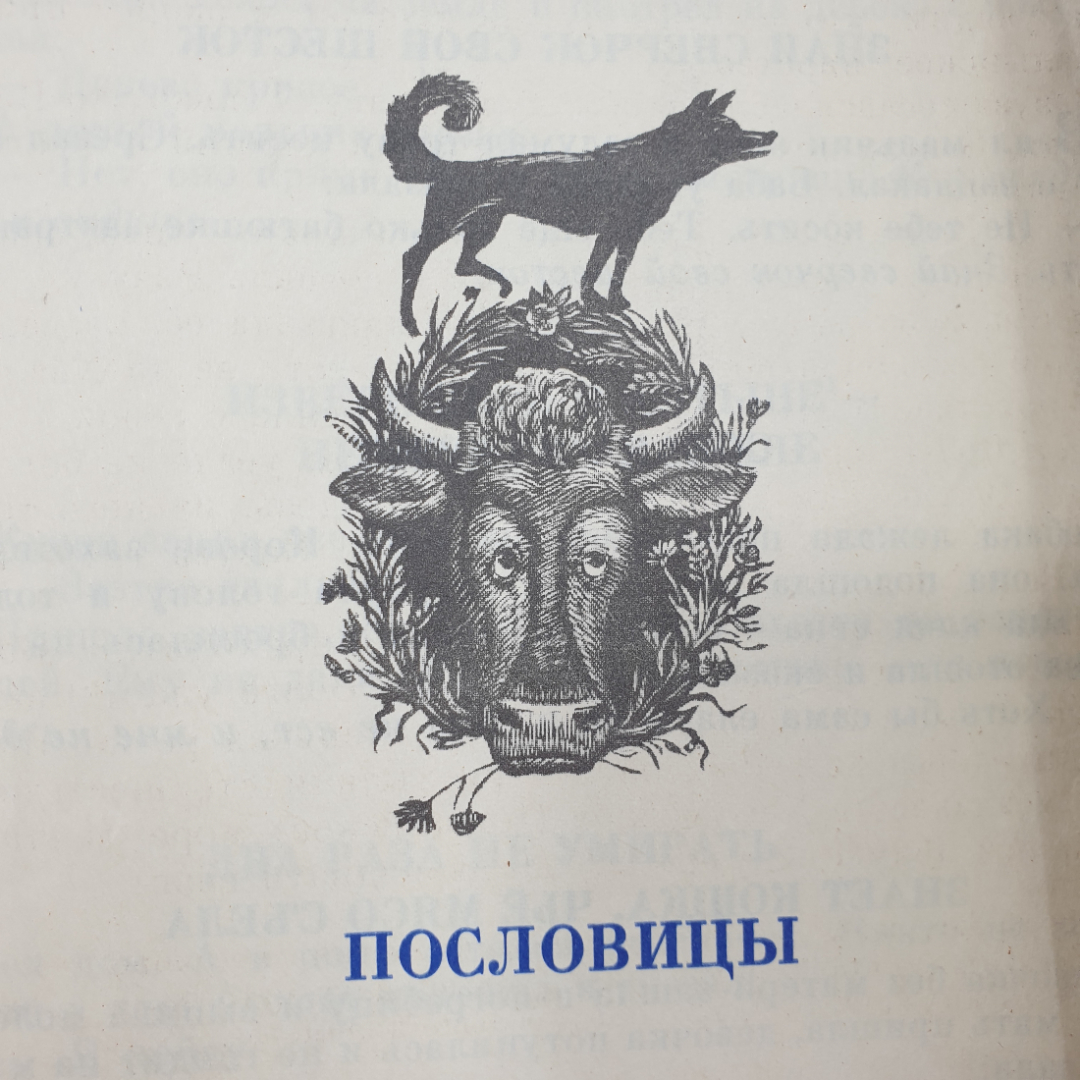 Детская книжка "Сказки, пословицы, загадки", издательство Детская литература, Москва, 1988г.. Картинка 9