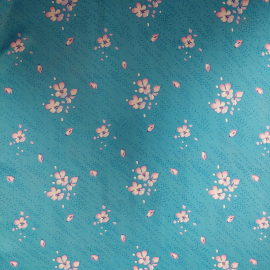 Ткань для летнего платья, цветочный орнамент, 110х240см. СССР.