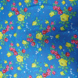 Ткань для летнего платья, цветочный орнамент, 110х150см. СССР.