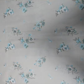 Ткань для платья, цветочный орнамент, 132х220см. СССР.