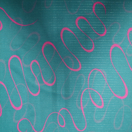 Ткань для блузки, полупрозрачная с полосой из люрекса, 158х160см. СССР.