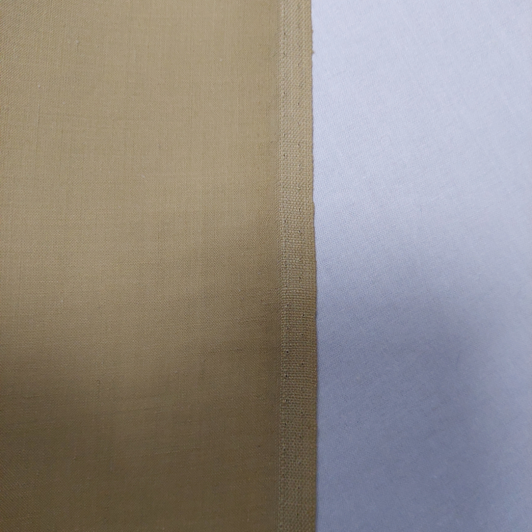 Ткань блузочная, легкая, не мнется, цвет оливковый, 80х300см. СССР.. Картинка 2