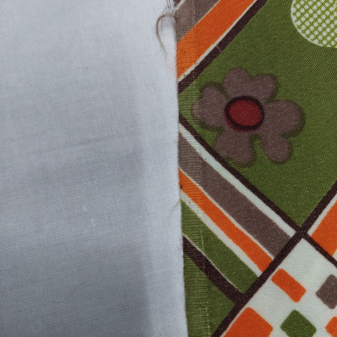 Ткань для летнего платья, цветочный орнамент, 105х260см. СССР.. Картинка 3