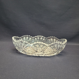 Салатник ладья, хрусталь, винтаж СССР