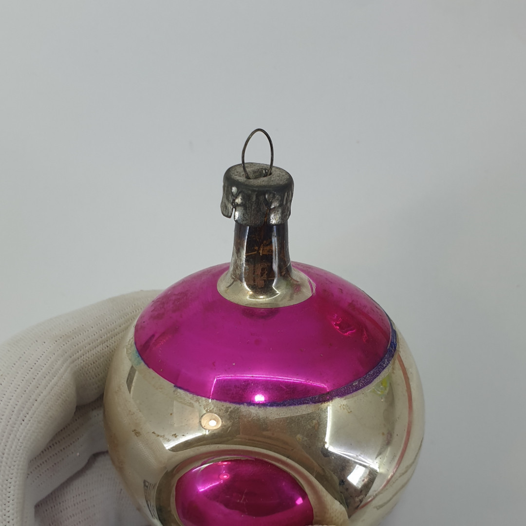 Елочная игрушка сосулька шар с прожектором.. Картинка 5