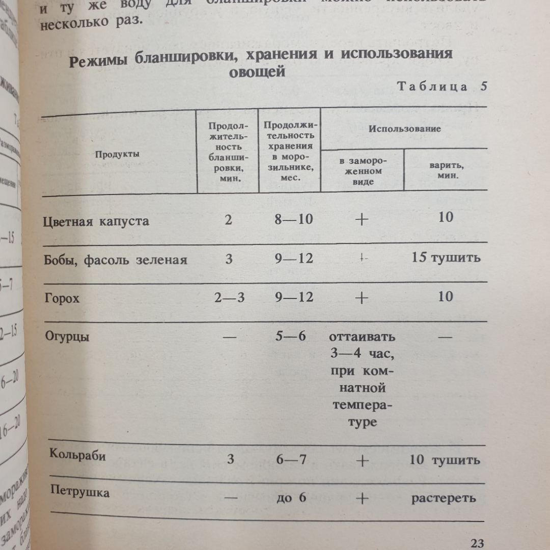 Книга "Консервирование продуктов питания холодом. Рекомендации", Саратов, 1992г.. Картинка 5