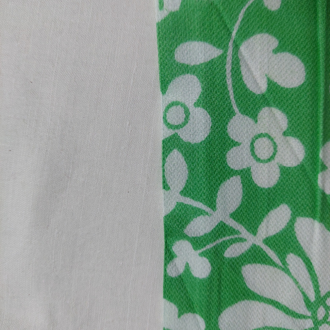 Ткань для платья (х/б), цветочный орнамент, 78х200см. СССР. Цена за 1 отрез.. Картинка 2