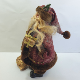 Сувенирная игрушка "Дед Мороз с подарками", высота 38 см, Китай.. Картинка 2