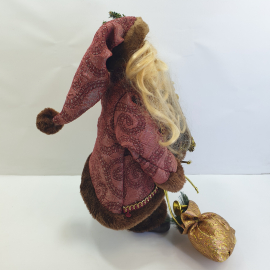 Сувенирная игрушка "Дед Мороз с подарками", высота 38 см, Китай.. Картинка 4