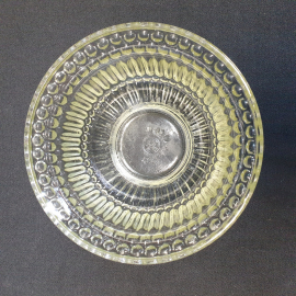Салатник, стекло, d=16 см, h=8 см, винтаж, винтаж СССР. Картинка 2