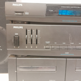 Музыкальный центр Philips AS401/21, дэки требуют ремонт. Малайзия. Картинка 4