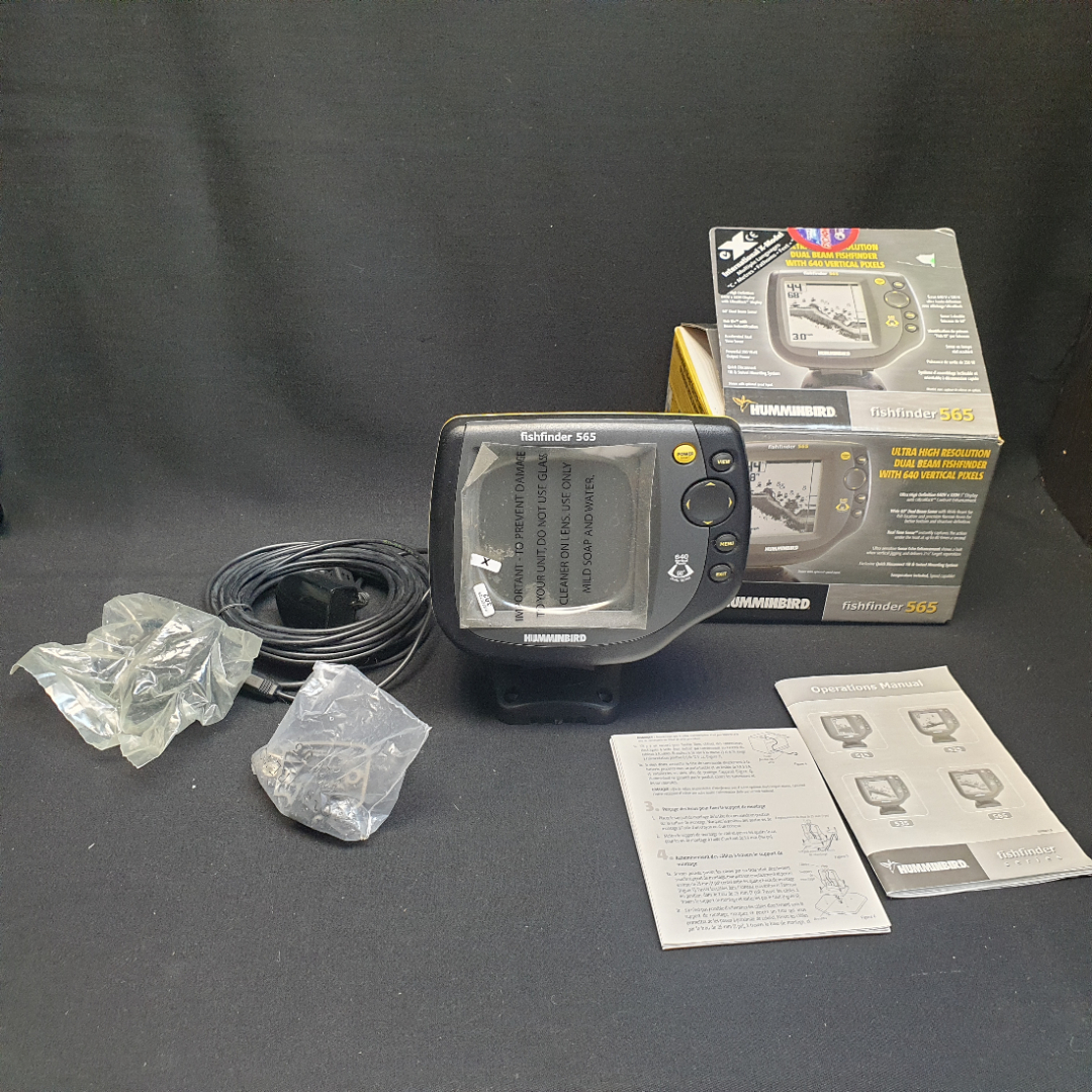 Эхолот Humminbird Fishfinder 565, новый, с документами, в коробке. США. Картинка 1