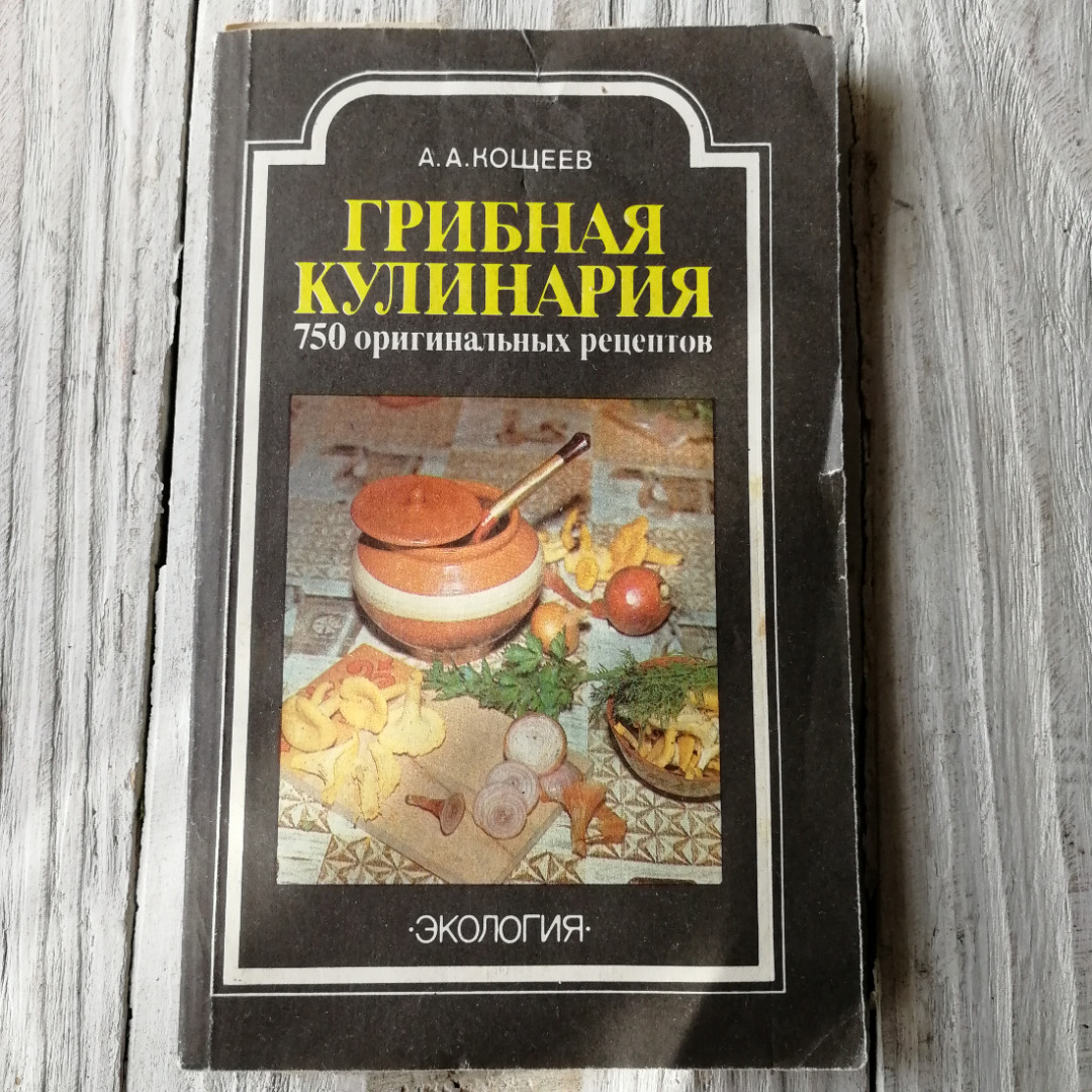 Грибная кулинария • 750 оригинальных рецептов. А.А.Кощеев. Изд. Экология, 1992г. Картинка 1